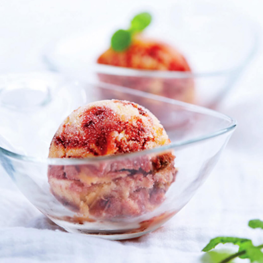 Peach & Cherry Ice Cream
