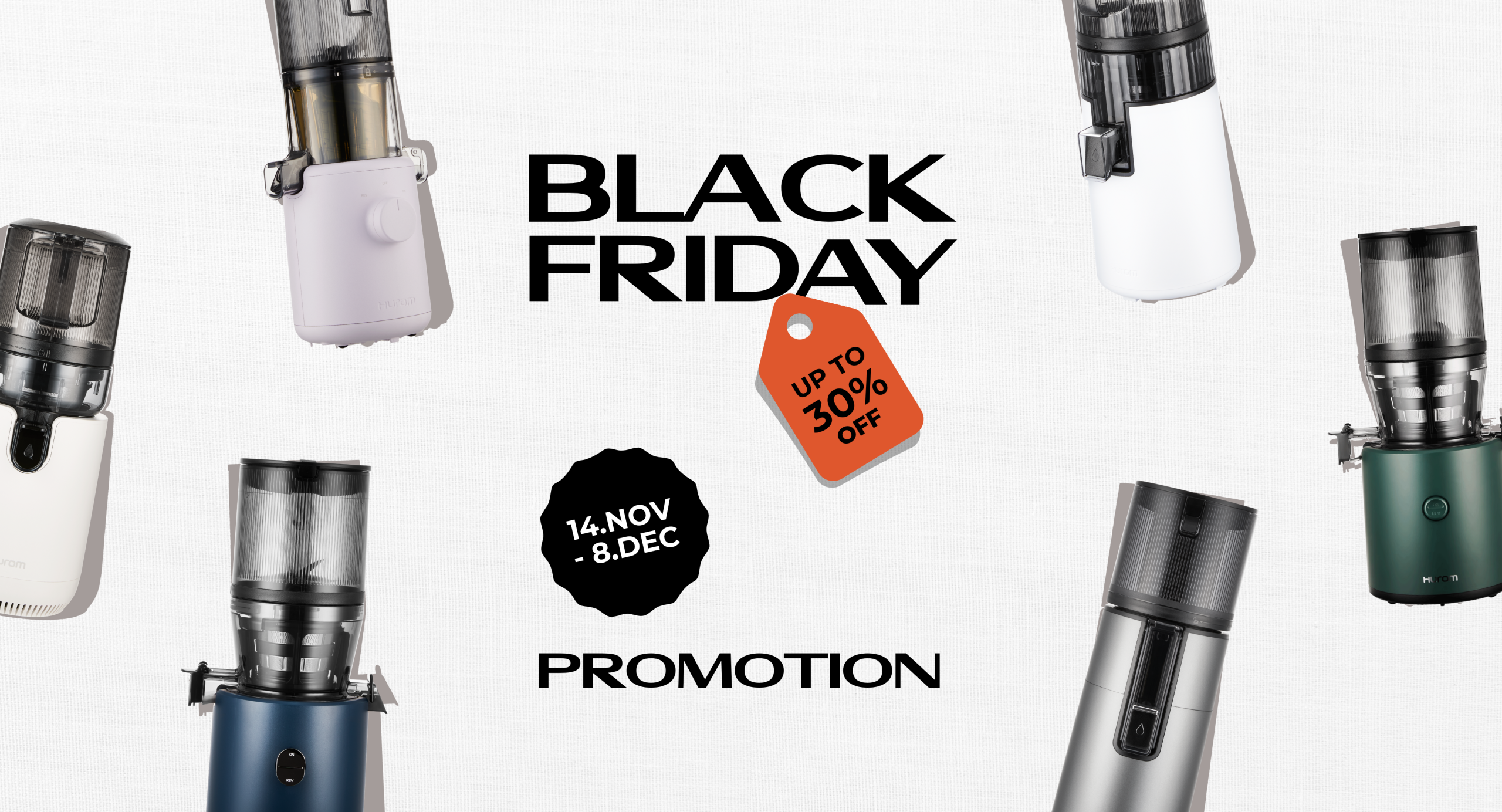 Hurom Black Friday has arrived!